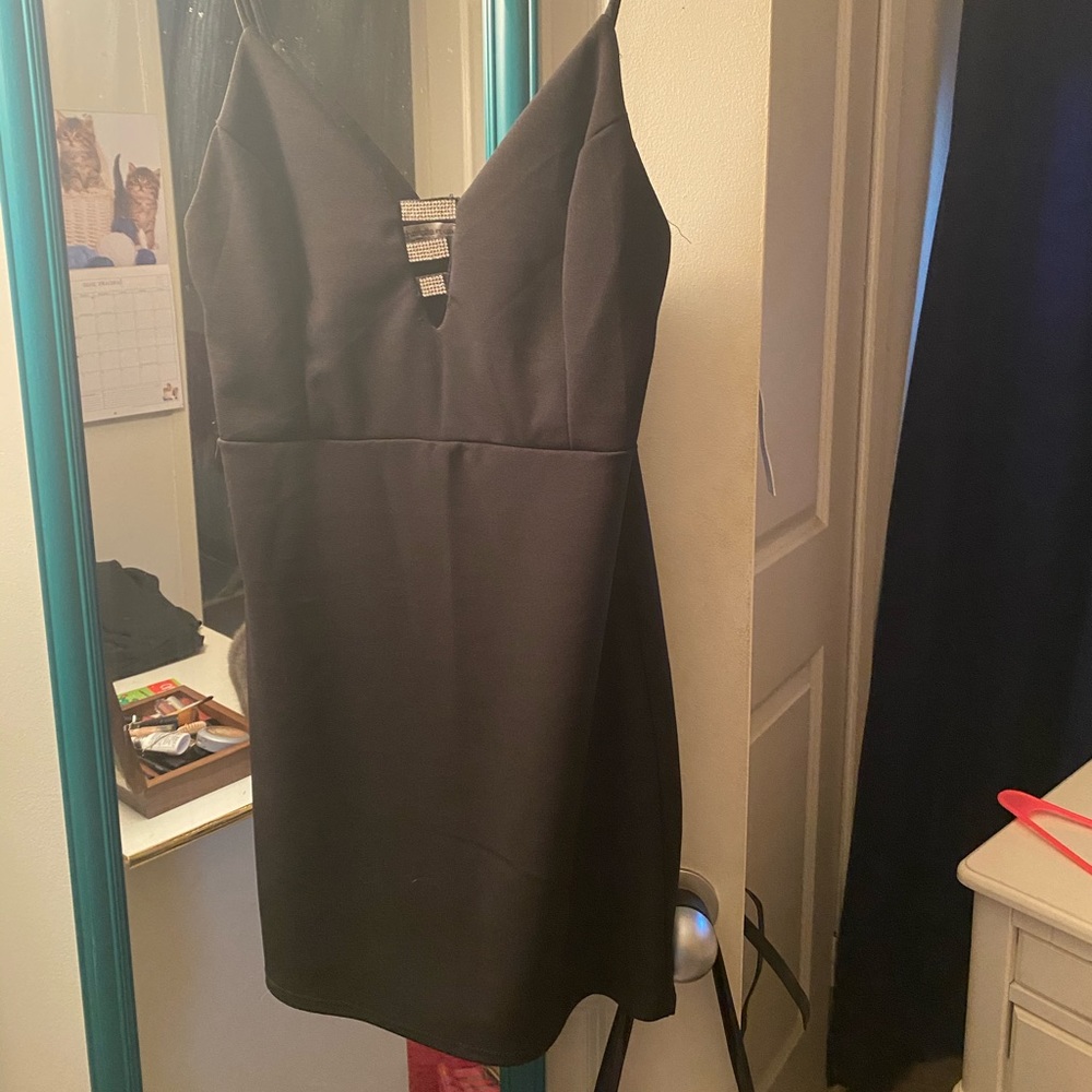 Black dress with sparkles- new with tags